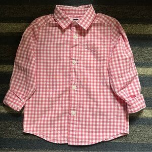 The Children’s Place Toddler Boy Plaid Button Down Shirt Size 4T